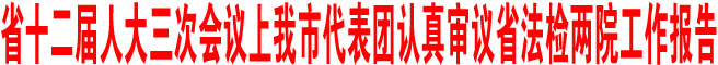 商洛市代表團(tuán)認(rèn)真審議省法檢兩院工作報(bào)告