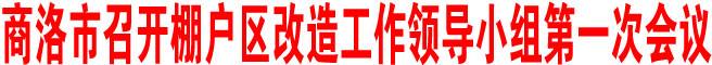 商洛市召開(kāi)棚戶區(qū)改造工作領(lǐng)導(dǎo)小組第一次會(huì)議