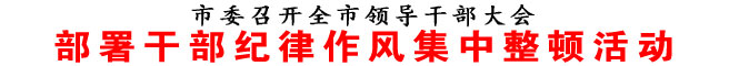 部署干部紀律作風集中整頓活動