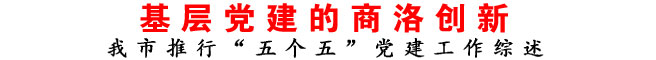 基層黨建的商洛創新