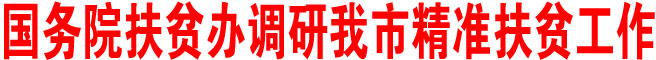 國務院扶貧辦調研商洛市精準扶貧工作