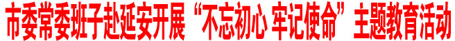市委常委班子赴延安開展“不忘初心 牢記使命”主題教育活動(dòng)