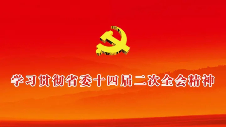 學習貫徹省委十四屆二次全會精神