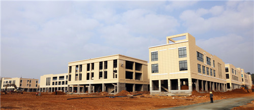 建設中的西城區(qū)城市綜合體項目